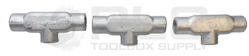 LOT OF 3 NEW THOMAS & BETTS T27-TB T CONDUIT BODY 3/4" W/ 270 COVER