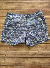 Southern Tide The Skipjack Leah Chino Shorts Womens 0 Blue marsh ocean Shorties