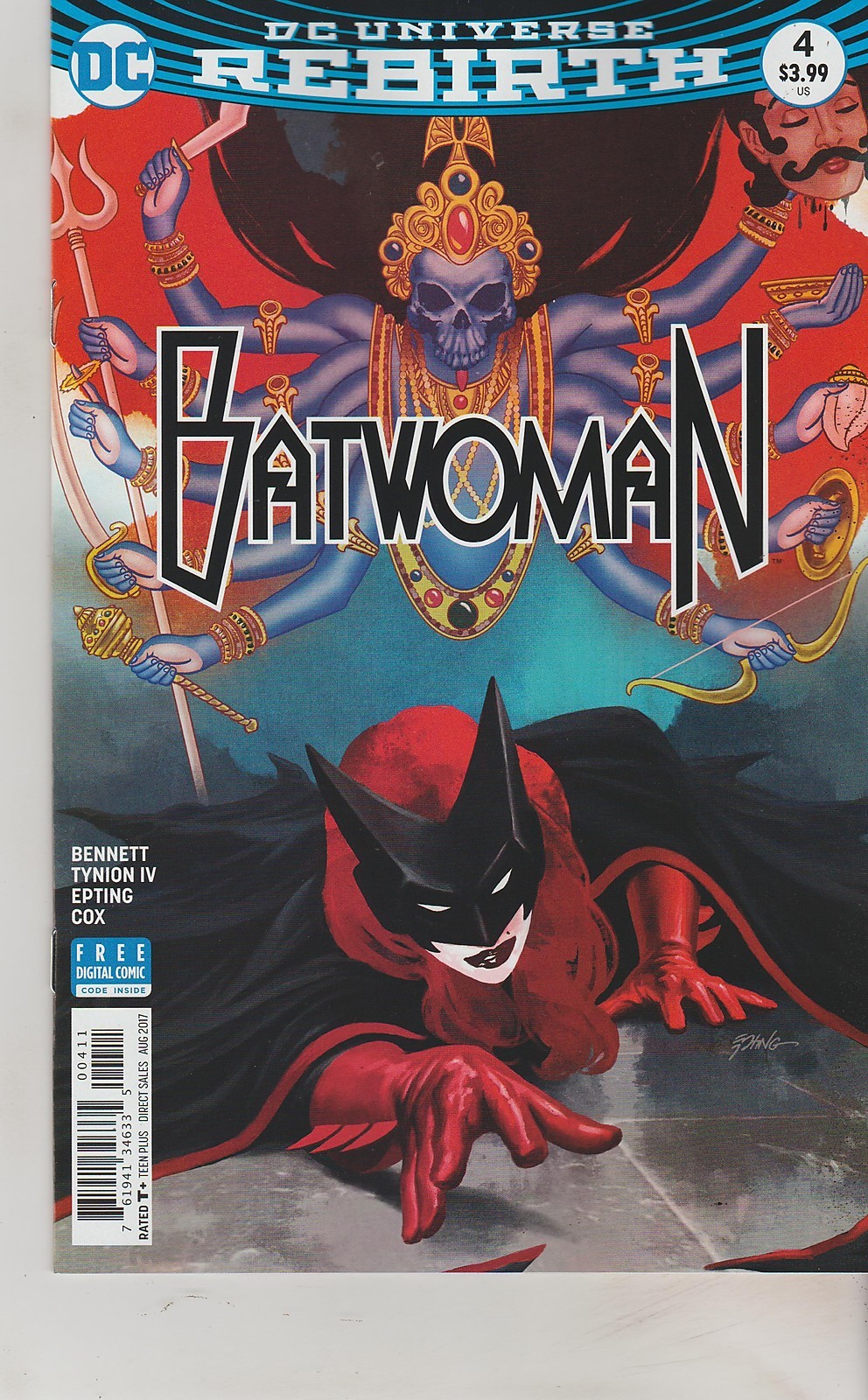 DC COMICS BATWOMAN #4 AUGUST 2017 REBIRTH 1ST PRINT NM