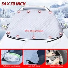 Winter Magnetic Car Windshield Cover Protector Snow Ice-Frost Guard Sun Shade