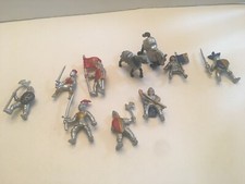 Safari Ltd Knights  Horses Mini Figures 2" Lot of 10 Pieces