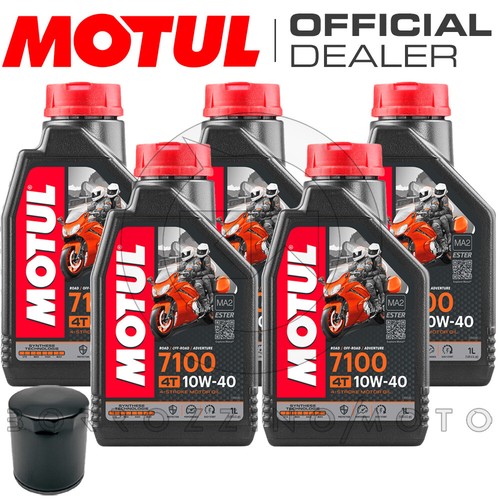 Kit Entretien Moto Yamaha XV750 Virago - Huile 10W40 4L + Filtres Air/huile + Bougies NGK