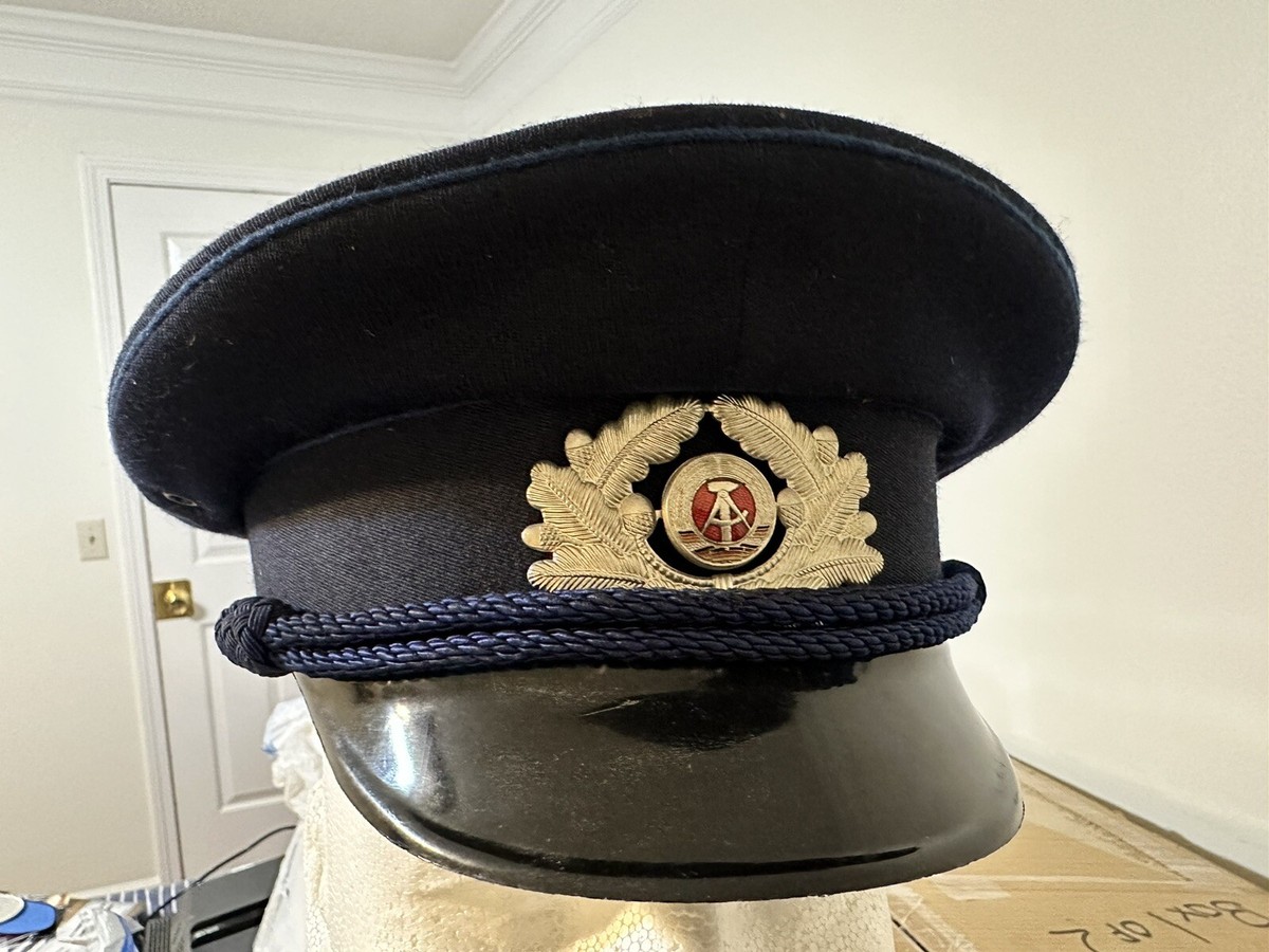 East German Trapo) Police Visor Cap Hat DDR Size 57 Dated 1971 MDI