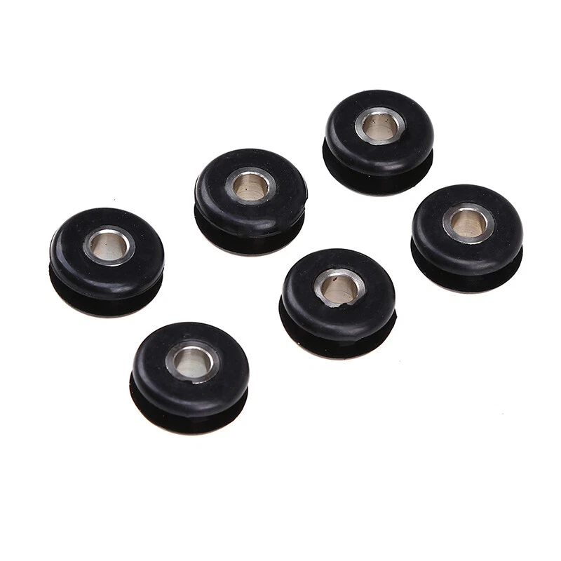 Ojales de montaje de tanque de gasolina para motocicleta 6 piezas negros aptos para Harley FXWG 1985-1986 Foto 4 de 4