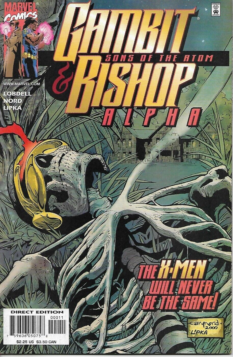 GAMBIT & BISHOP - SONS OF THE ATOM ALPHA (2001) - Back Issue (S)