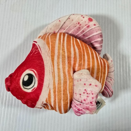 Jellycat Fishiful orange rot rosa Plüschtier Stofftier Fisch Spielzeug Meer Meerestier 7 Zoll - Bild 2 von 5