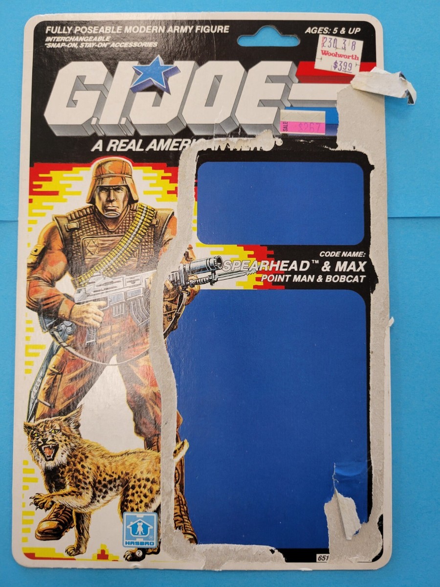 1988 G.I. Joe Spearhead et Max Action Figure Complete - France