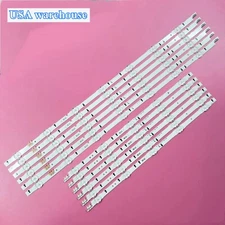 12Pcs LED strips For Samsung UE55J5200 UE55J5600 UE55H6670 BN96-41386A 41387A