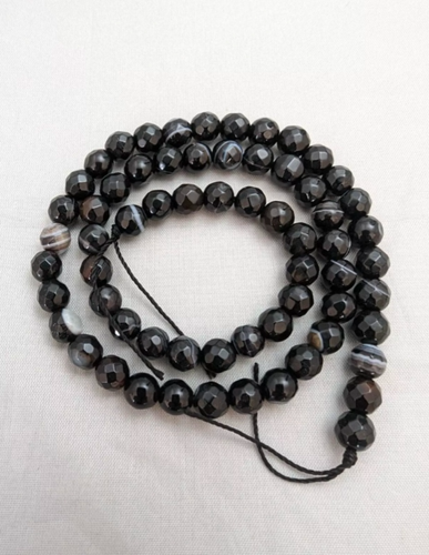 Banded Agate Gemstone Beads, Striped Agate, Shaded Agate, Choose Colour And Size - Picture 33 of 33