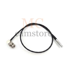 BNC plug to 00B 4pin plugs time code input adapter cable for Red Epic Scaret 20"