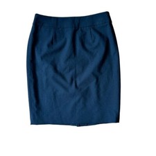 Calvin Klein Classic Timeless Black pencil skirt lined rear zipper size 2 Petite