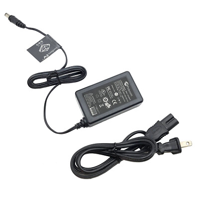 Genuine Polycom AC/DC Netzteil 12V für CX600 CX700 VoIP Telefon Adapter Schwarz