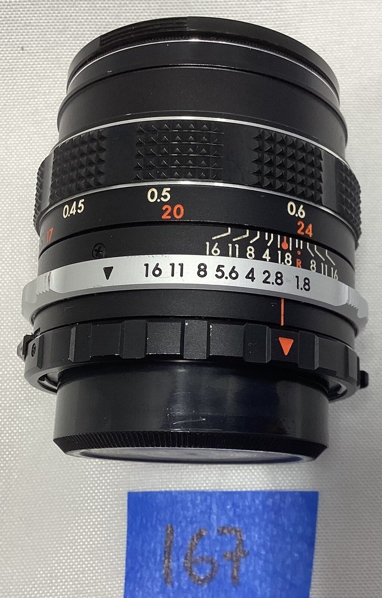 A Course in Lens Design　中古　美品 VINTAGE AUTO MIRANDA EC 1:1.8 f = 50mm CAMERA LENS With UV Filter