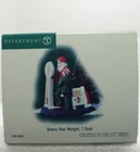 Dept 56 Christmas In The City Village Series "Guess Your Weight, 1 Cent"