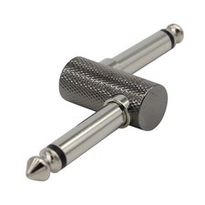 AH Music 1/4 Inch Z-Type Male to Male Effects Pedalboard Coupler Adapter