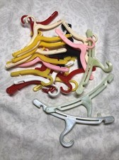 Vintage Lot Of 20 Barbie Ken Francie Skipper Clothing Hangers Various Colors X40