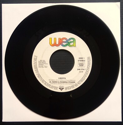 AL BANO & ROMINA POWER - Liberta ; 7'' Single 1987 , D ; Pop
