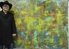 Mark Little Original ￼Professional Painting 84”X62” (7 Foot) Abstract Modern XL