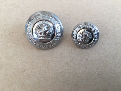Berkshire Constabulary Tunic Uniform Buttons Large & Small  KC