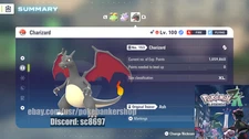 Pokemon Legends Z-A ❇️ ALPHA Shiny Charizard Lv100 6IV Max EV Legit Battle Ready