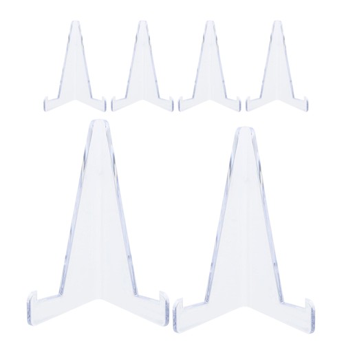 6 Pcs Game Card Holder Medal Stand Baseball Display Frame Clear Book - Bild 12 von 12