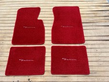 For Ford Falcon Floor Mat Mats Carpet Red Set Of4 1966-69