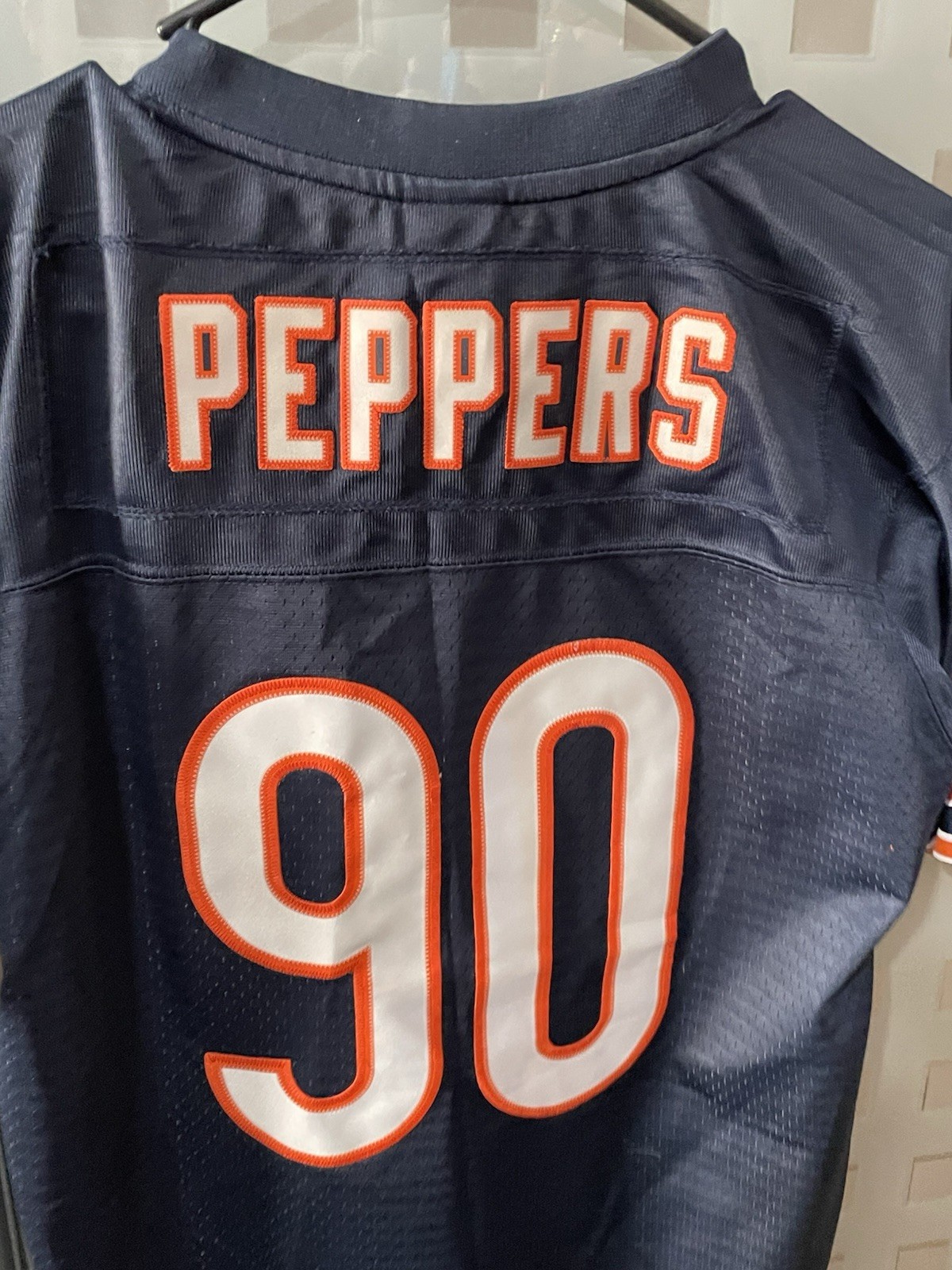 Julius Peppers #90 Chicago Bears Reebok On Field Jersey Size L thumbnail 3