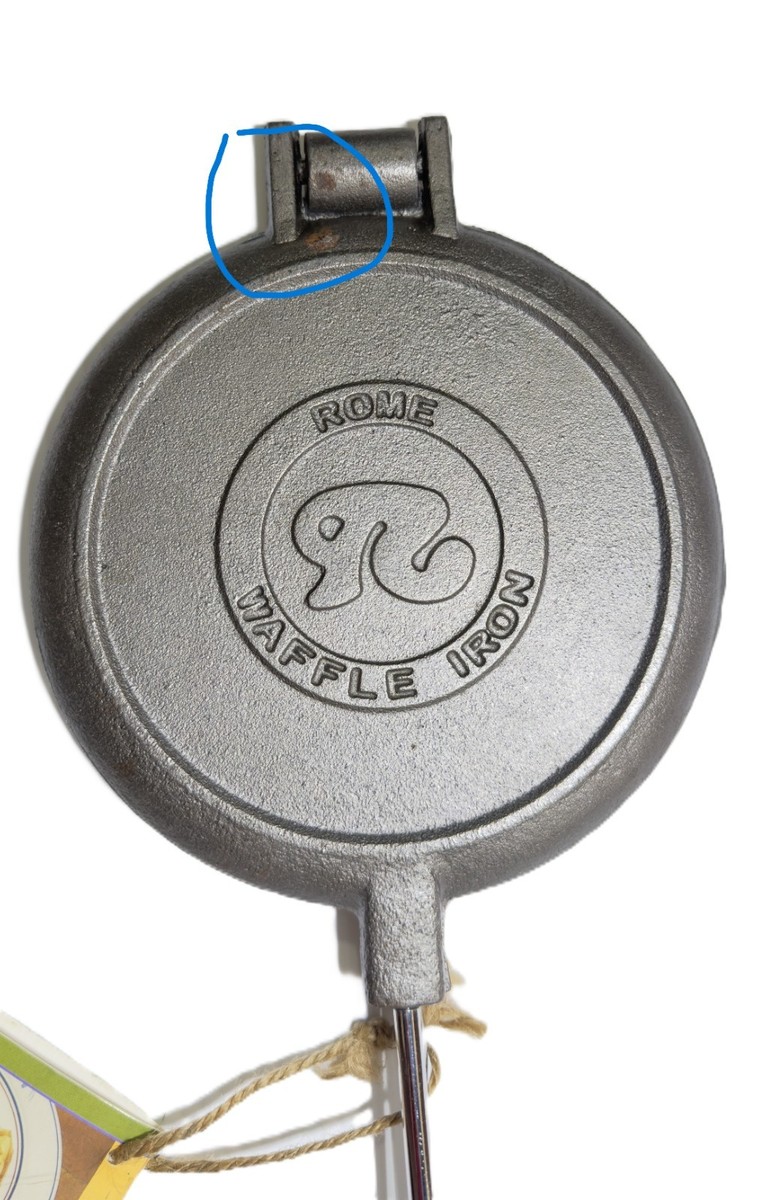 ROME OLD FASHIONED WAFFLE IRON ローム Amazon.com: Rome Cast Iron