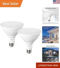 LED Flood Light Bulbs, Outdoor Flood Light Bulb 5000K,13W 100W Equivalent, Da...