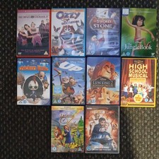 10x Childrens DVDS Girls Boys Fantasy Animation Bundle Joblot