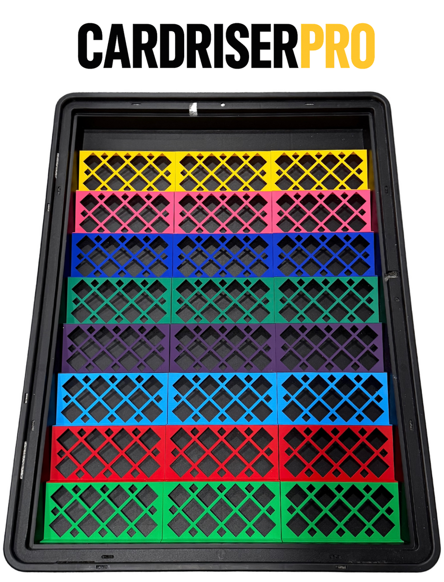JASPER トレカ シクレ RISERコン Display Case Card Riser Stands - Zion Case - Choose from 10 COLORS