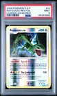 2008 POKEMON DIAMOND & PEARL LEGENDS AWAKENED 14 RAYQUAZA-REVERSE FOIL PSA 9