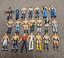 Mixed Action Figures Toys Lot of 21 Jakks and Mattel Pro Wrestlers Cool 