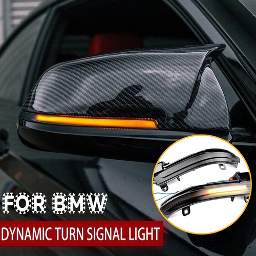 Smoked Turn Signal LED Side Mirror Light For BMW 4 3 2 1 Series F20 F30 F35 F80 - Picture 2 of 9
