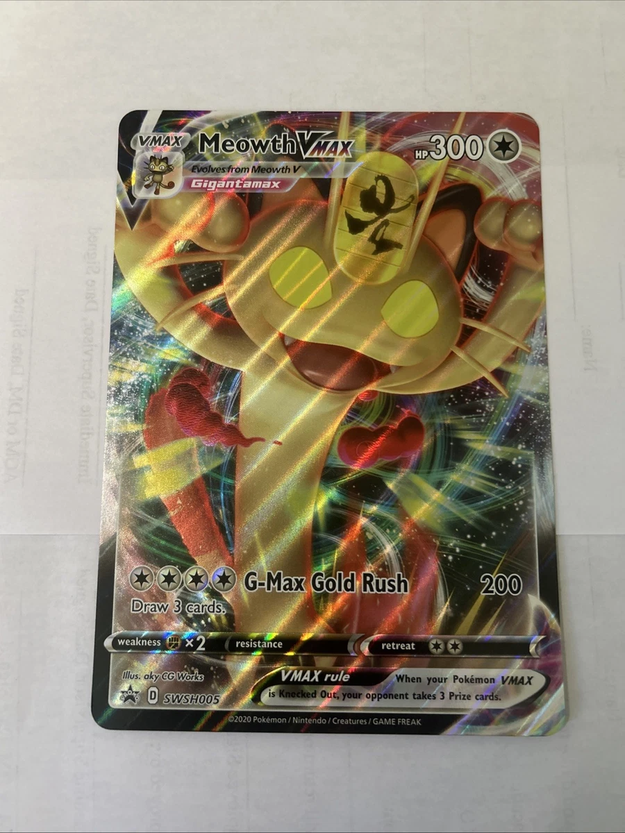 Meowth VMAX Pokmon TCG Cards for sale | eBay