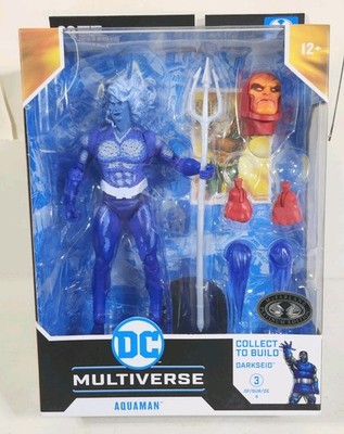 Aquaman JL Task Force Platinum  Chase 7'' McFarlane Multiverse BAF Darkseid NEW