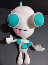 Vintage- Invader Zim GIR Robot Beanie Plush Toy Rare 2005 -9"