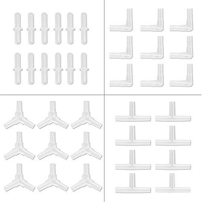 Bornfeel Aquarium Airline Tubing Connectors I T L Y 40Pcs Fish Tank Ai