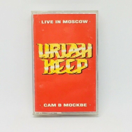 Uriah Heep Live in Moscow NM Cassette 1990 USA World of Hurt WCS1002 - Picture 12 of 12