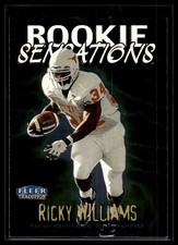 Ricky Williams 1999 Fleer Tradition Rookie Sensations Card #20 RS. rookie card picture