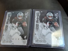 Panini Donruss  2025 Ashton Jeanty 305 Las Vegas Raiders White Hot Rookies NFL