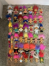 Vintage Lot of 51 Troll Dolls Various Sizes - FREE SHIPPING 