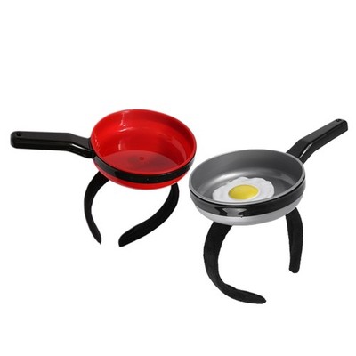 Novelty Pan Fried Egg Headband Hair Hoop Halloween Funny Headbands For Party