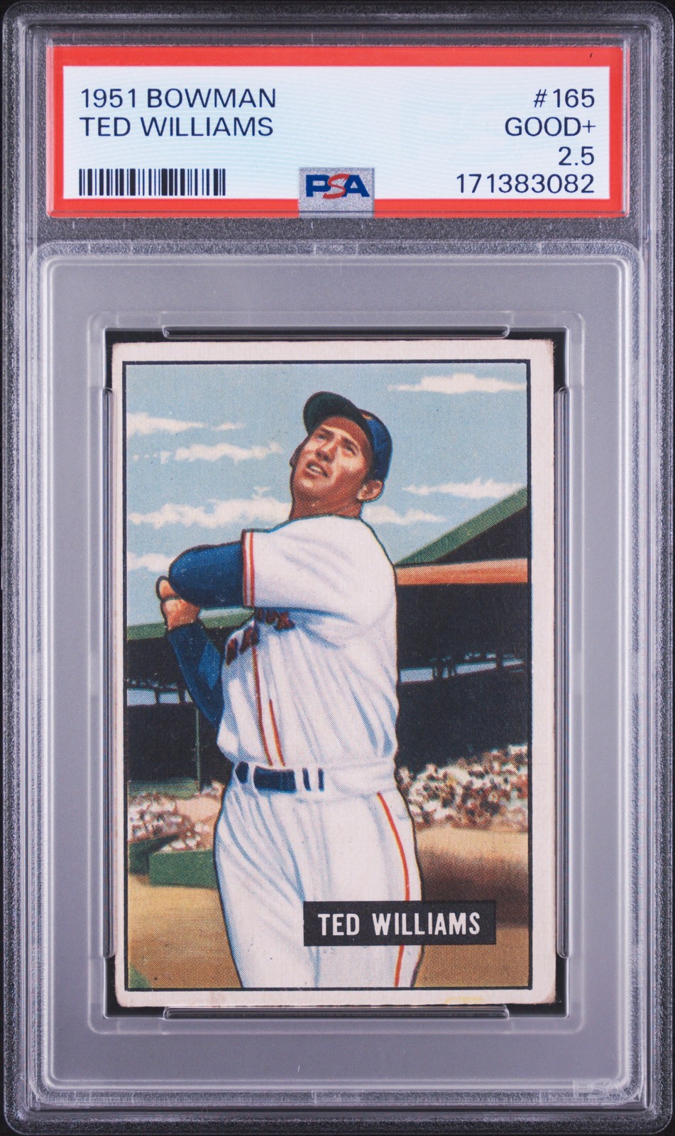 1951 BOWMAN #165 TED WILLIAMS PSA 2.5
