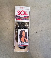 Outre SOL Euro Deep 12in Human Hair Curly Weft Hair Extension Color 4/27