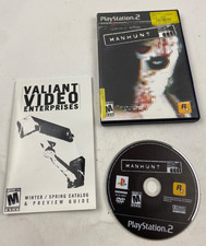 MANHUNT Sony PlayStation 2, 2003 PS2 CIB Complete No Reg Card Tested