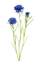 KüNstlicher Kornblumen Zweig Blau 65Cm Wiesenblumen Sommerdeko