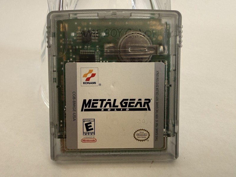 Konami Metal Gear Solid Nintendo Game Boy Color E NTSC-U/C 2000 Metal Gear