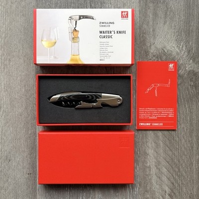 NIB ZWILLING Sommelier Classic Waiter's Corkscrew with Micarta Handle