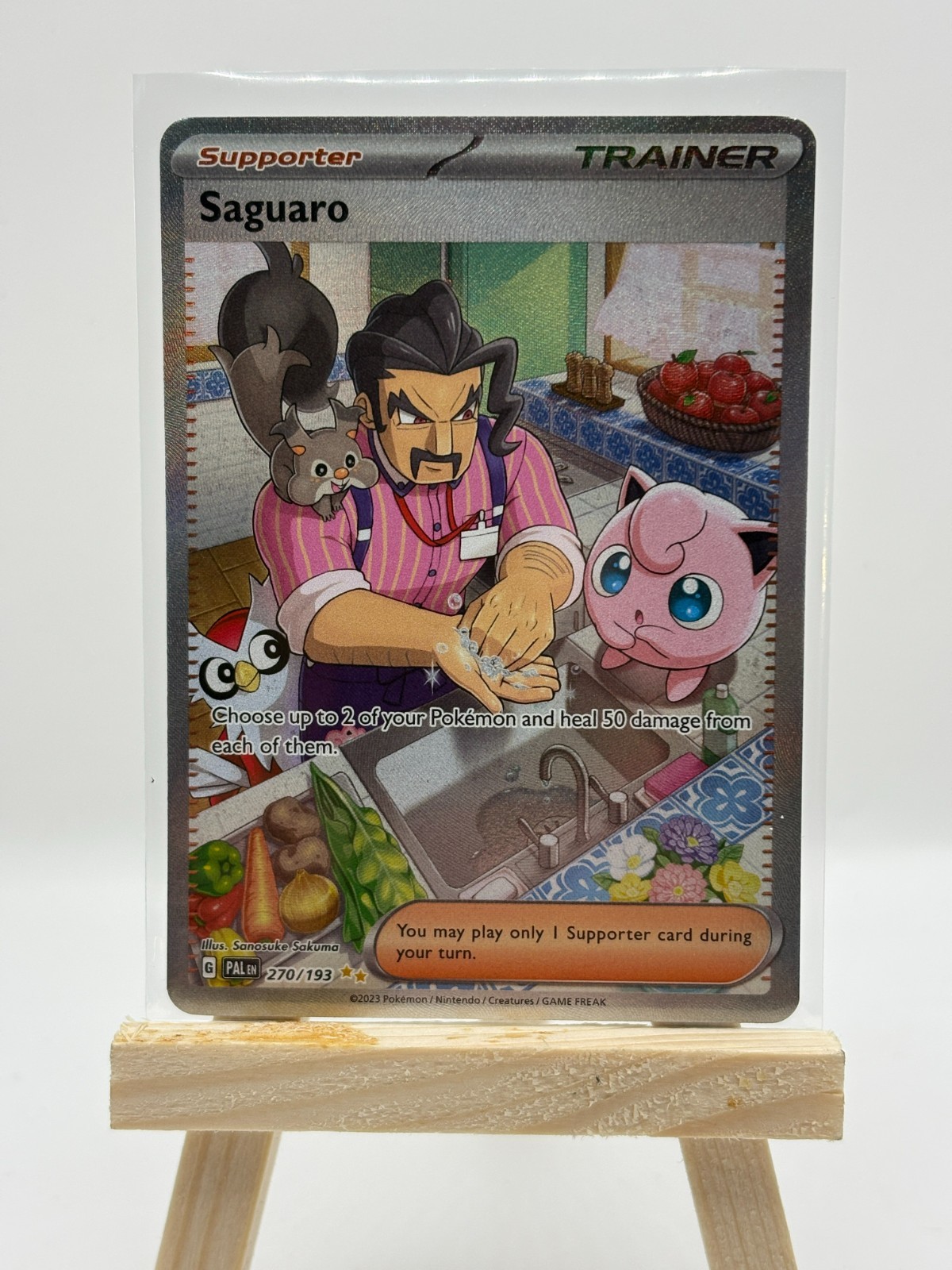 Saguaro 270/193 Sv02: Paldea Evolved Holo NM Pokemon TCG